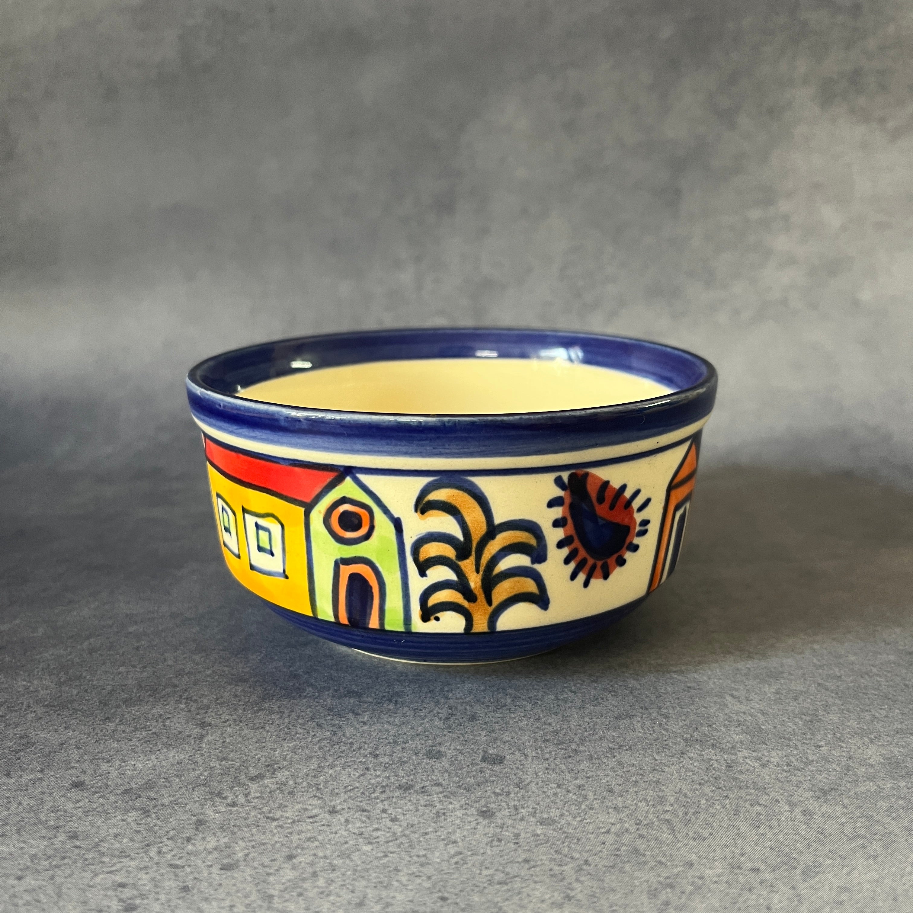 Ceramic Salad Bowl - Village Vista Print