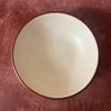 Ceramic Pasta Bowl - Set of 2 - Coffee Brown Rim