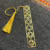 7 Chakras Premium Brass Bookmark With Tassel