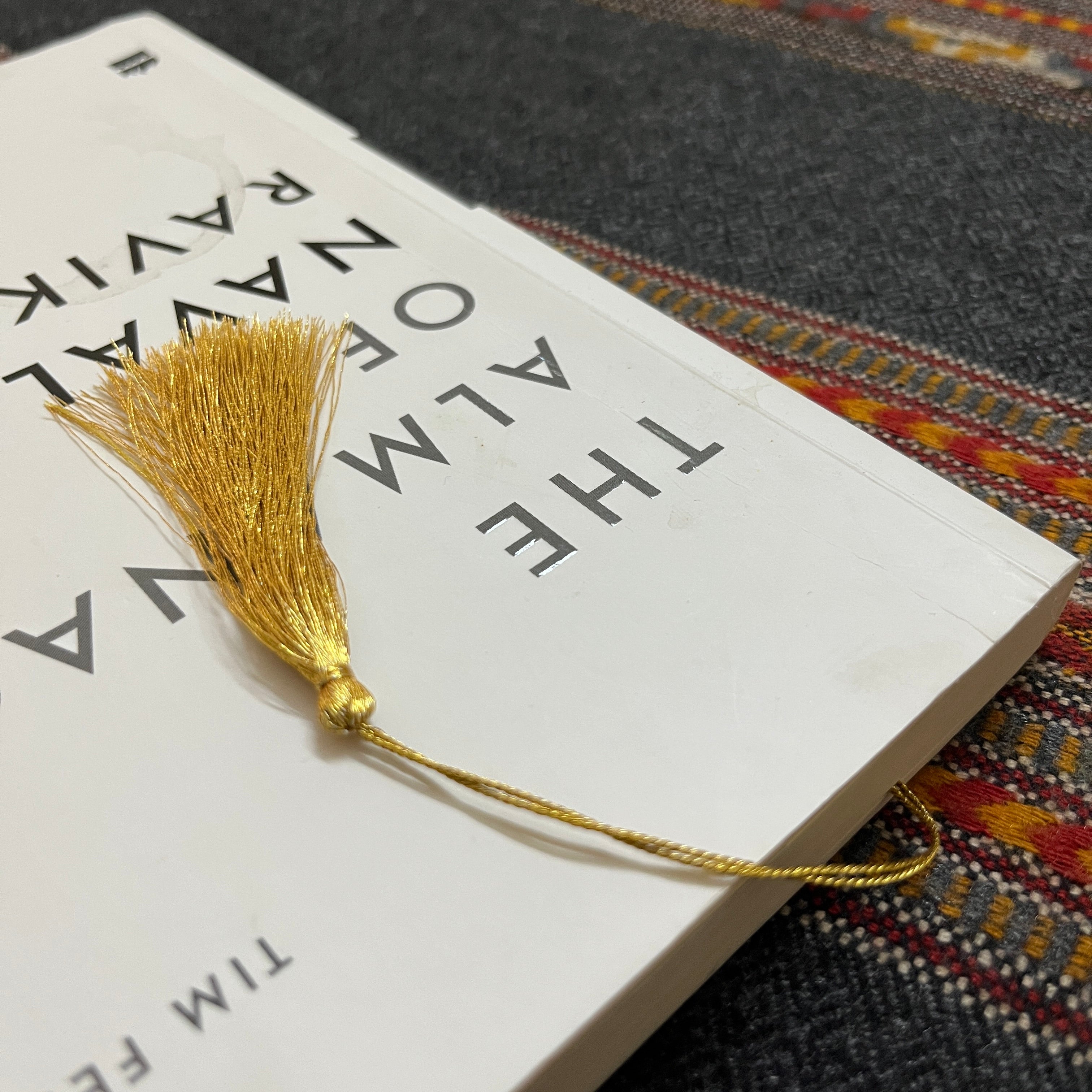 7 Chakras Premium Brass Bookmark With Tassel