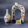 Ceramic Donut Vase - Village Vista Print