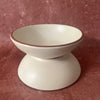 Ceramic Pasta Bowl - Set of 2 - Coffee Brown Rim